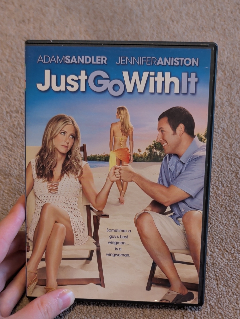 💜 5/$20 Just Go With It (DVD) - Blue Cover